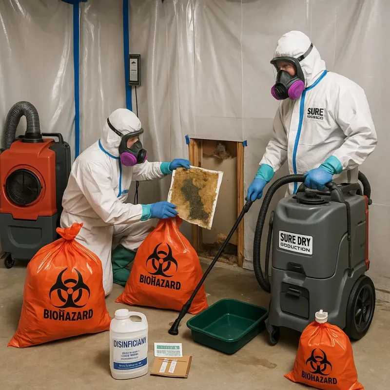 Contaminated Water Handling Protocols process in Moss Bluff, LA