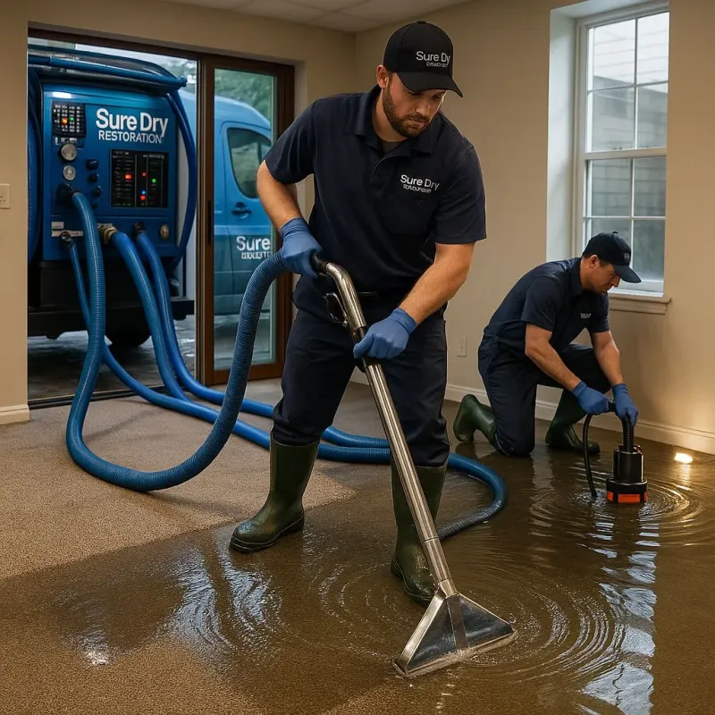 Water Extraction and Removal process in Moss Bluff, LA